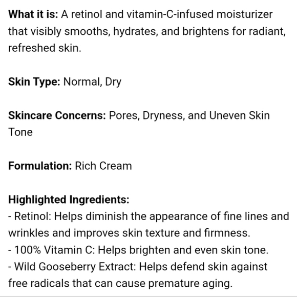 NEW! Kate Somerville Retinol Vit C Moisturizer, 1.7oz - Picture 3 of 7